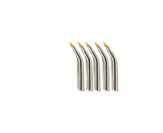 Set Dental 3 - Сменные насадки из синтетики со сгибом для ручки S