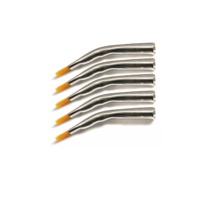 Set Dental 5 - Сменные насадки со сгибом из синтетики №4 для ручки М
